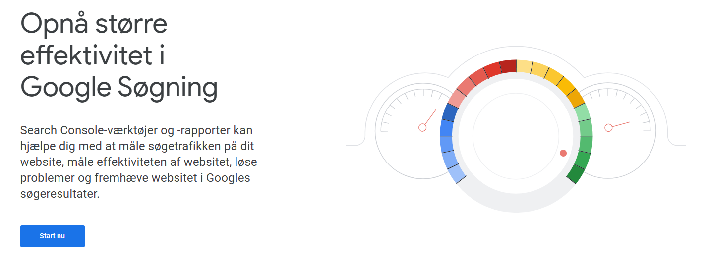 Gå til Google Search Console