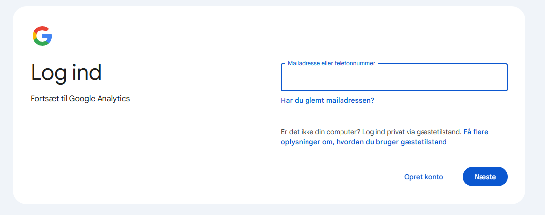 Google Tag Manager login